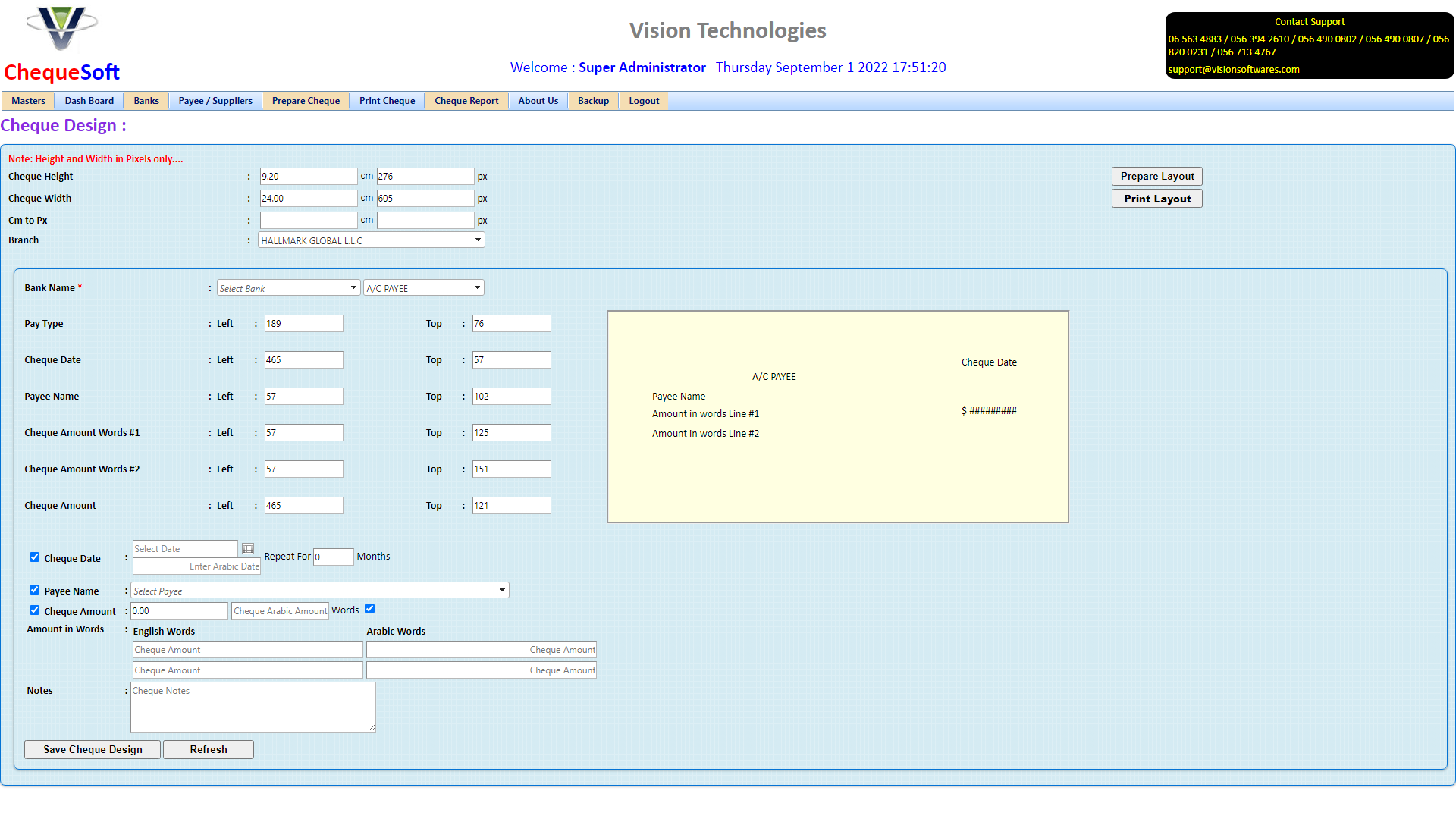Dashboard Screenshot